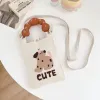 Beige Cute Dog [Free Wristband And Strap]
