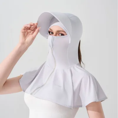 Women Fashion Casual Summer Solid Color Breathable Ice Silk UPF 50+ Sun Protection Clothing