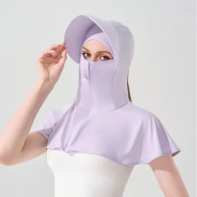 Women Fashion Casual Summer Solid Color Breathable Ice Silk UPF 50+ Sun Protection Clothing