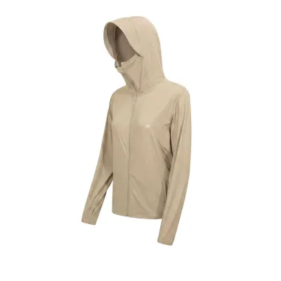 Women Fashion Casual Summer Solid Color Ice-Sensitive Breathable UPF 50+ Sun Protection Clothing