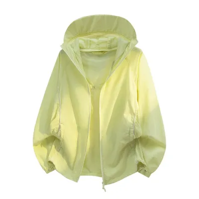Fashion Casual Summer Solid Color Breathable Ice-Sensitive UPF 50+ Sun Protection Clothing