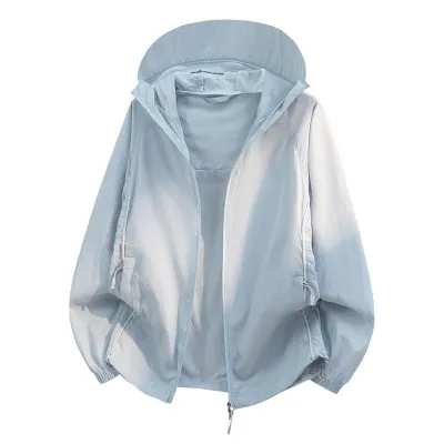 Fashion Casual Summer Solid Color Breathable Ice-Sensitive UPF 50+ Sun Protection Clothing
