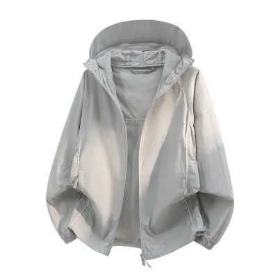 Fashion Casual Summer Solid Color Breathable Ice-Sensitive UPF 50+ Sun Protection Clothing