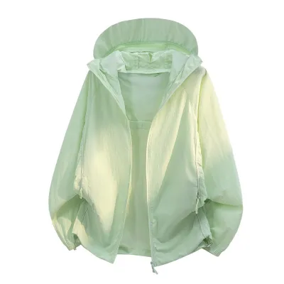 Fashion Casual Summer Solid Color Breathable Ice-Sensitive UPF 50+ Sun Protection Clothing