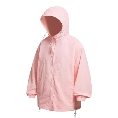 Fashion Casual Summer Solid Color Ice Silk UPF 50+ Sun Protection Clothing