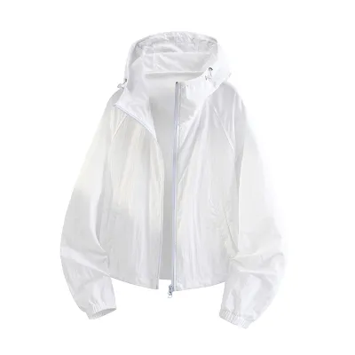 Fashion Casual Summer Solid Color Ice Silk UPF 50+ Sun Protection Clothing