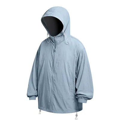 Fashion Casual Summer Solid Color Ice Silk UPF 50+ Sun Protection Clothing