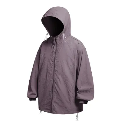 Fashion Casual Summer Solid Color Ice Silk UPF 50+ Sun Protection Clothing