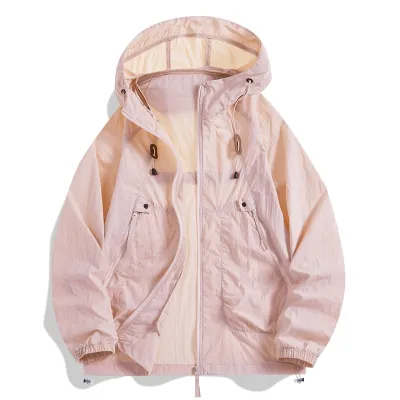 Fashion Casual Summer Solid Color Thin Loose Breathable UPF 50+ Sun Protection