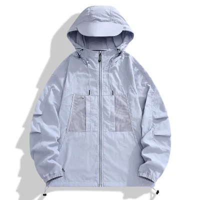Fashion Casual Summer Dopamine Color Matching Outdoor Breathable UPF 50+ Sun Protection Clothing