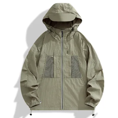Fashion Casual Summer Dopamine Color Matching Outdoor Breathable UPF 50+ Sun Protection Clothing