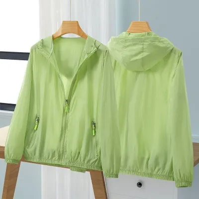 Women Fashion Casual Summer Solid Color Breathable UPF 50+ Sun Protection Clothing