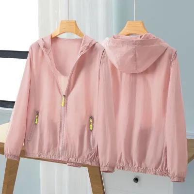 Women Fashion Casual Summer Solid Color Breathable UPF 50+ Sun Protection Clothing