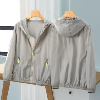 Women Fashion Casual Summer Solid Color Breathable UPF 50+ Sun Protection Clothing