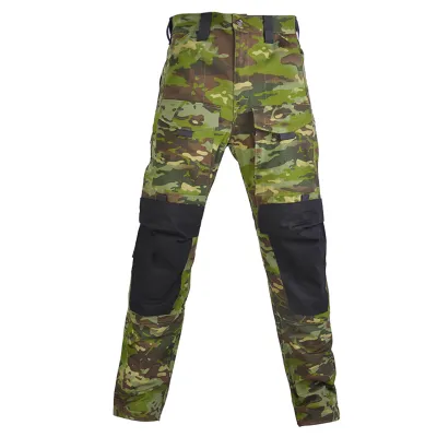 Men Fashion Casual Outdoor Camouflage Multi Pocket Cargo Pants