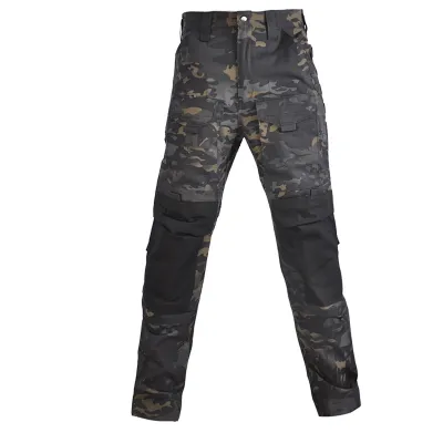 Men Fashion Casual Outdoor Camouflage Multi Pocket Cargo Pants
