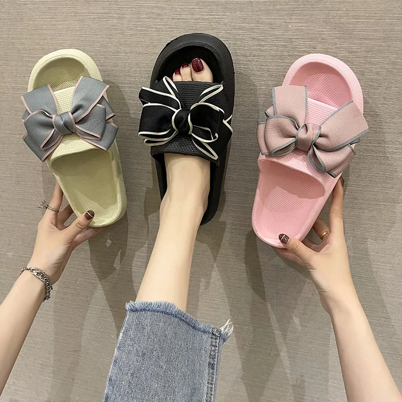 Summer Women Casual Bow Eva Thick-Soled Slippers