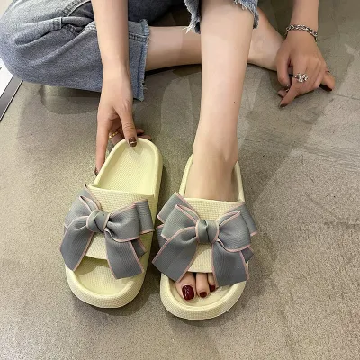 Summer Women Casual Bow Eva Thick-Soled Slippers