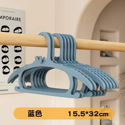 Fashion Solid Color Multi-Function Anti Slip Baby Hanger 5pcs/Set Plastic Modern Minimalist