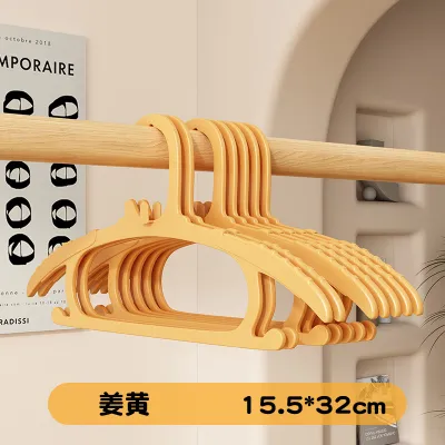 Fashion Solid Color Multi-Function Anti Slip Baby Hanger 5pcs/Set Plastic Modern Minimalist