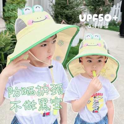 Kids Boys Girls Fashion Cute Animals UPF 50+ Sun Protection Dome Hat