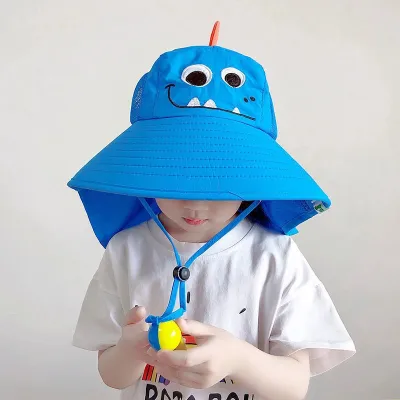 Kids Boys And Girls Fashion Casual Cartoon Thin UPF 50 Sun Protection Hat