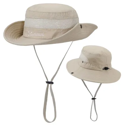 Kids Unisex Fashion Casual Big Brim Outdoor UPF 50+ Sun Protection Hat