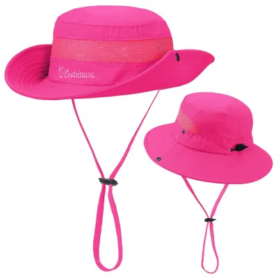 Kids Unisex Fashion Casual Big Brim Outdoor UPF 50+ Sun Protection Hat