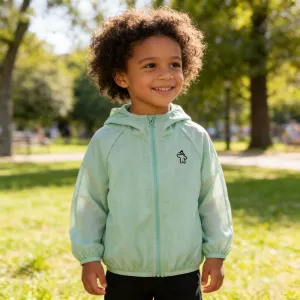 Kids Boys And Girls Fashion Casual Solid Color Breathable UPF 50+ Sun Protection Coat Unisex Polyester
