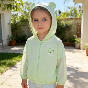 Boys Girls UPF 50+ Sun Protection Coat Summer Thin Breathable Ice Silk Casual Solid
