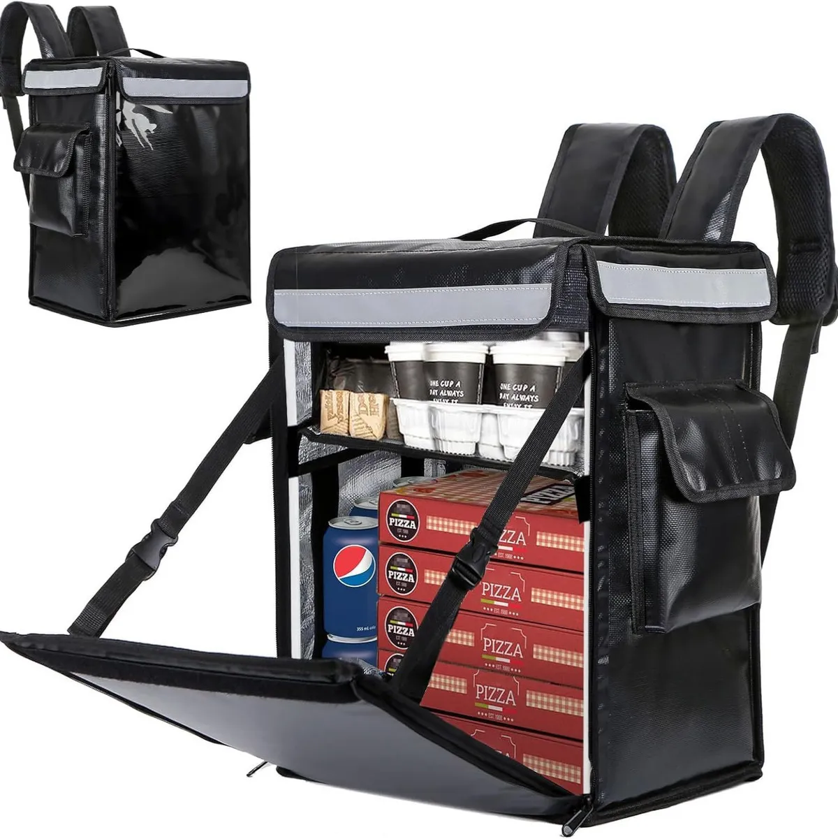 Fashion Solid Color 42L Large Capacity Insulated Multi-Function Lunch Bags