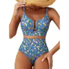 Navy Blue Citrus Print