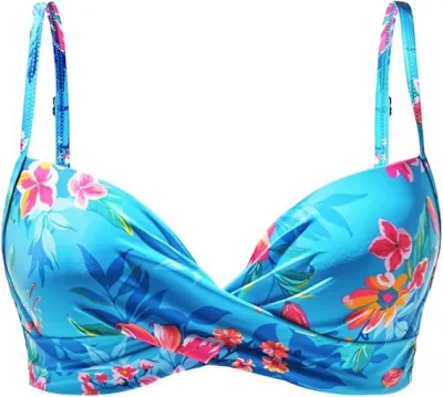 Women Fashion Sexy Printed Bikini Tops