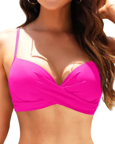 Women Fashion Sexy Printed Bikini Tops