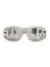 Silver Leg Real Silver Rhinestone