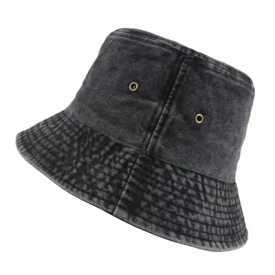 Fashion Casual Washed Denim Cotton Fisherman Bucket Hat
