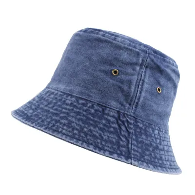 Fashion Casual Washed Denim Cotton Fisherman Bucket Hat