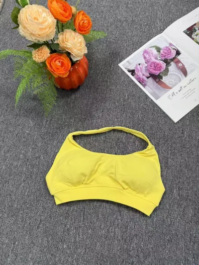 Women Fashion Sexy Solid Color Seamless Yoga Sports Bra