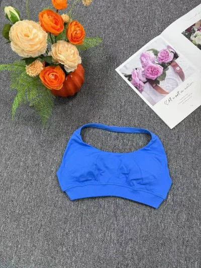 Women Fashion Sexy Solid Color Seamless Yoga Sports Bra