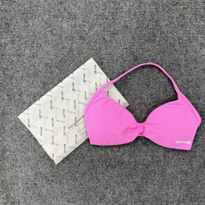 Women Fashion Sexy Solid Color Halter-Neck Sports Yoga Bra