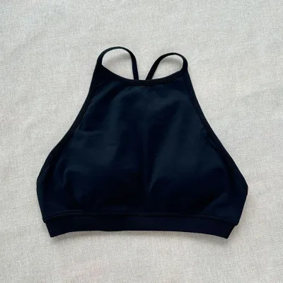 Women Fashion Casual Solid Color Cross Sports Yoga Tank Top