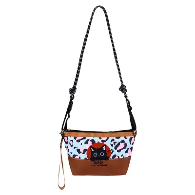 Women Fashion Casual Cute Cartoon Animal Printed Waterproof Crossbody Bag