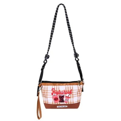 Women Fashion Casual Cute Cartoon Animal Printed Waterproof Crossbody Bag