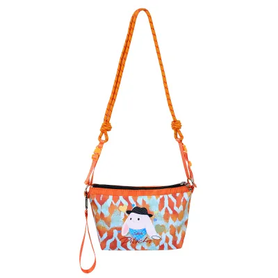 Women Fashion Casual Cute Cartoon Animal Printed Waterproof Crossbody Bag