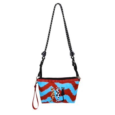 Women Fashion Casual Cute Cartoon Animal Printed Waterproof Crossbody Bag