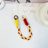 Burgundy Light Orange White