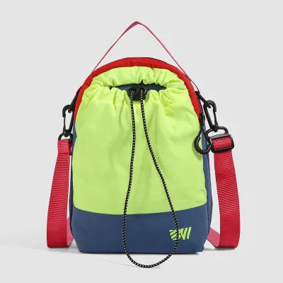 Fashion Casual Dopamine Color Storage Cylindrical Nylon Crossbody Bag