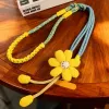 [Blue And Yellow] + Yellow Flower + Yellow Clip