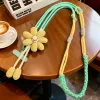 [Green Yellow Gray] + Green Flower + Green Clip