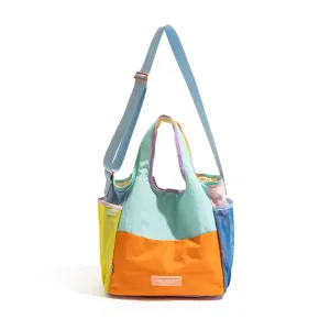 Fashion Casual Dopamine Canvas Foldable Shoulder Bag with Envelope Design